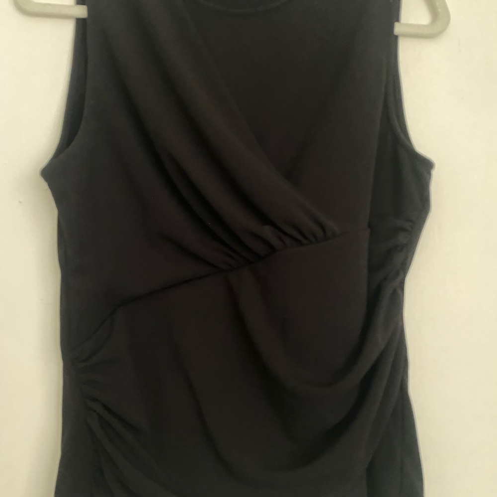 ZaraElegant Black Sleeveless Top Size Large